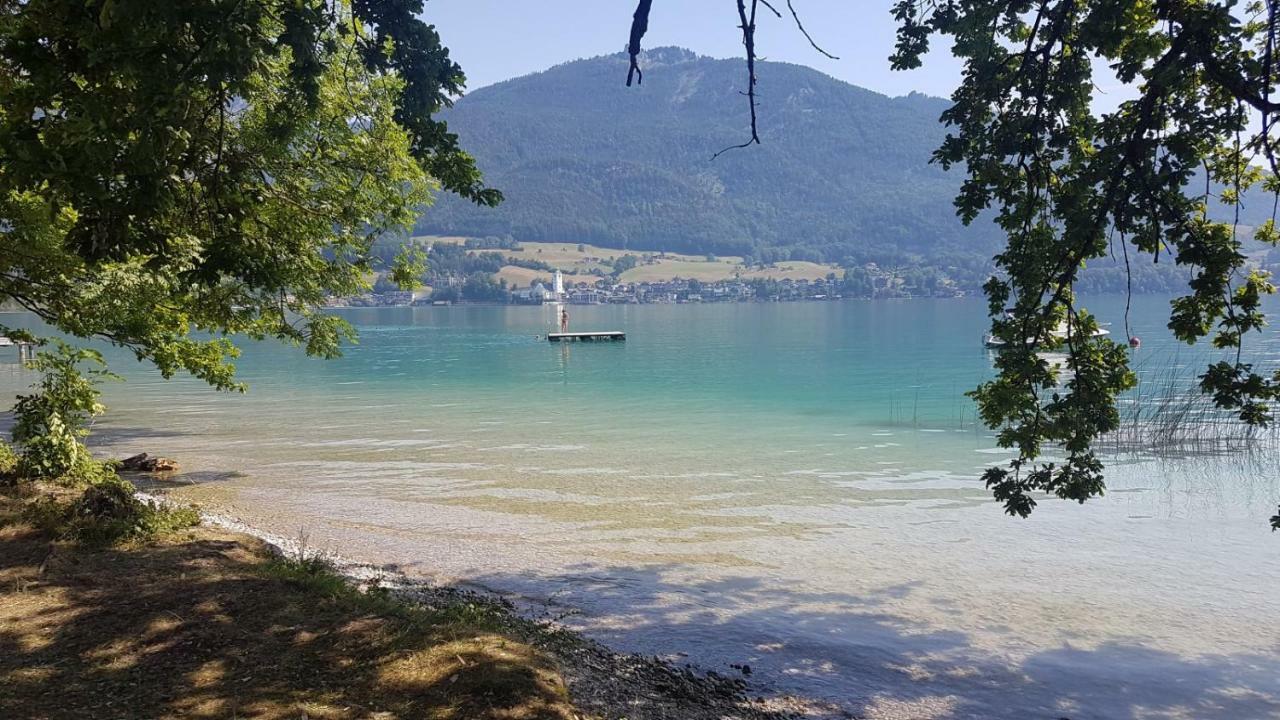 Ferienhaus Grillbauer Abersee Buitenkant foto
