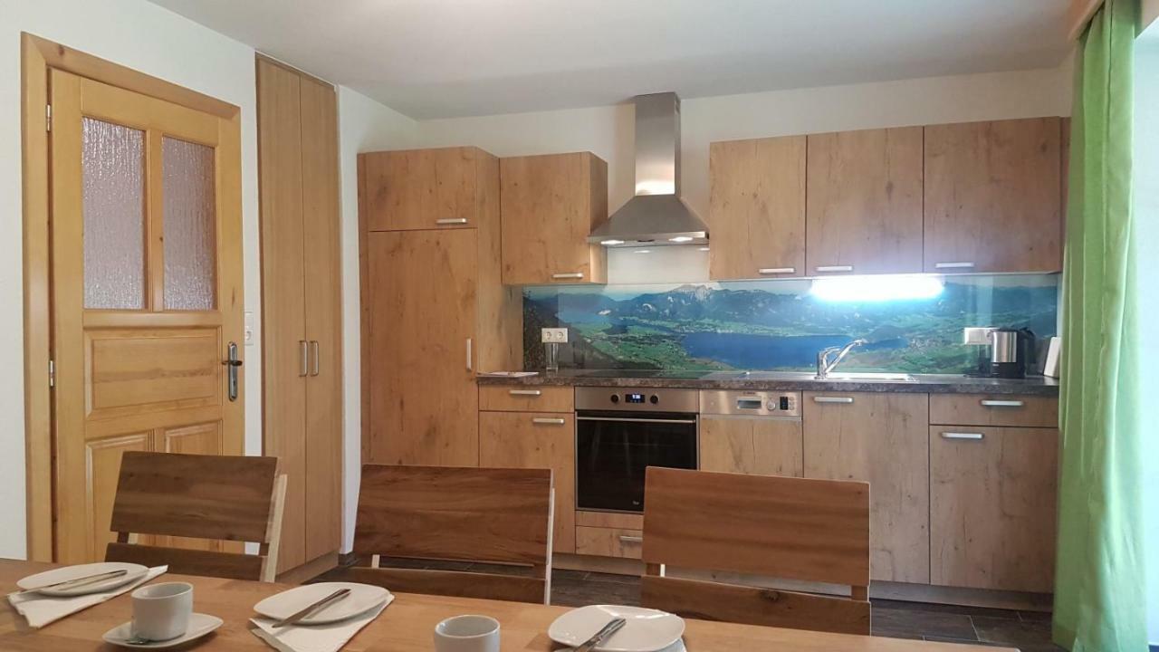 Ferienhaus Grillbauer Abersee Buitenkant foto