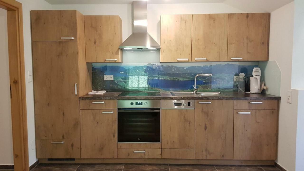 Ferienhaus Grillbauer Abersee Buitenkant foto